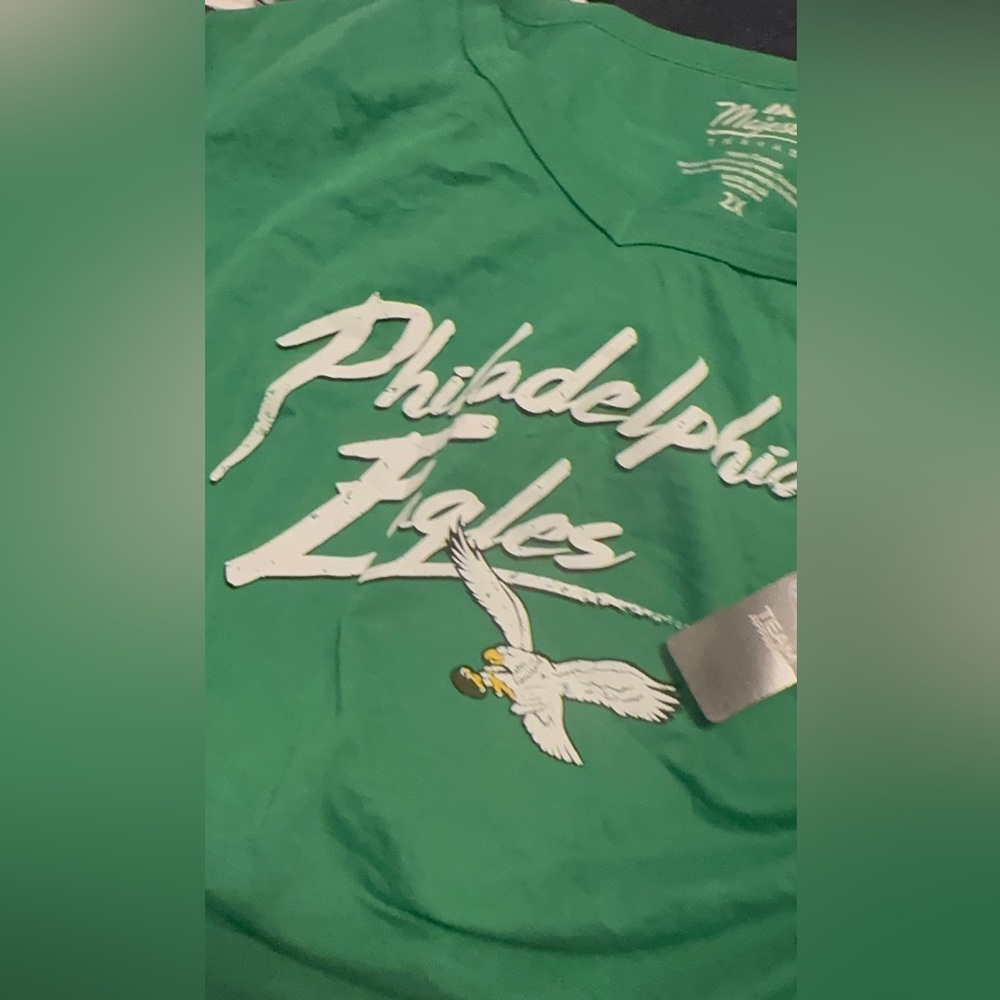 NFL Philadelphia Eagles Green Women's Sweatshirt - Picture 3 of 14